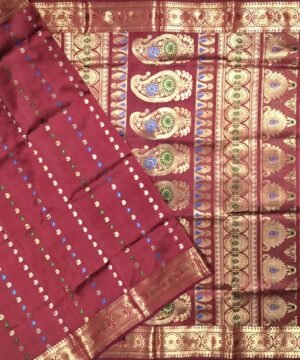 BALUCHARI HANDLOOM SILK SAREE