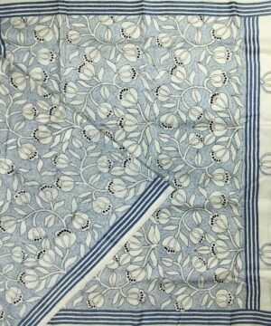 KANTHA EMBROIDERED KATAN SILK SAREE