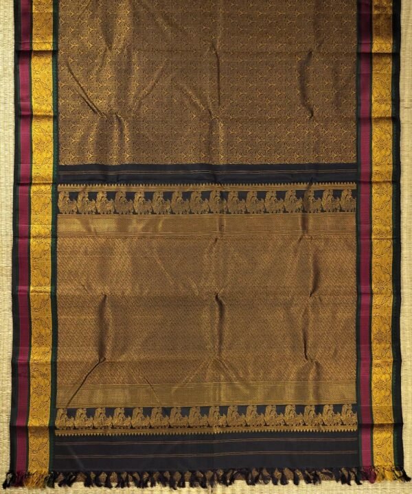 KORVAI KANJEEVARAM HANDLOOM SILK SAREE - Image 2