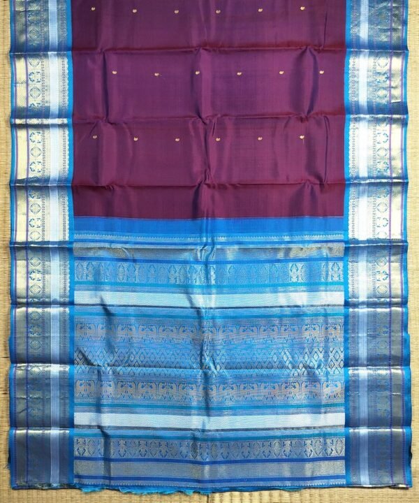 KORVAI KANJEEVARAM HANDLOOM SILK SAREE - Image 2