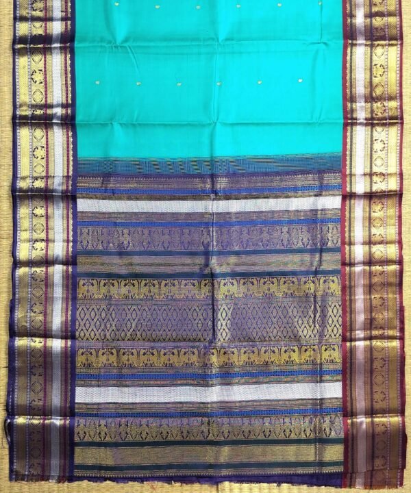 KORVAI KANJEEVARAM HANDLOOM SILK SAREE - Image 2