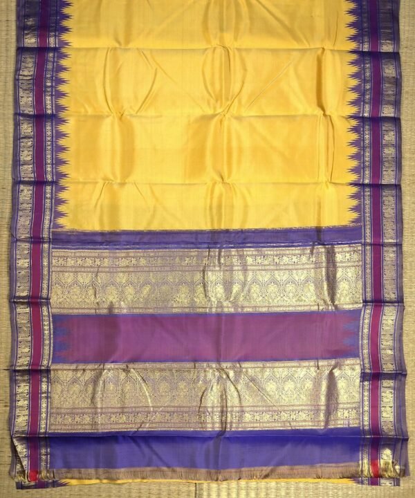 KORVAI KANJEEVARAM HANDLOOM SILK SAREE - Image 2