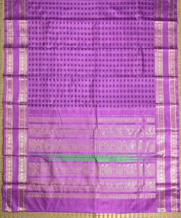 KORVAI KANJEEVARAM HANDLOOM SILK SAREE - Image 2