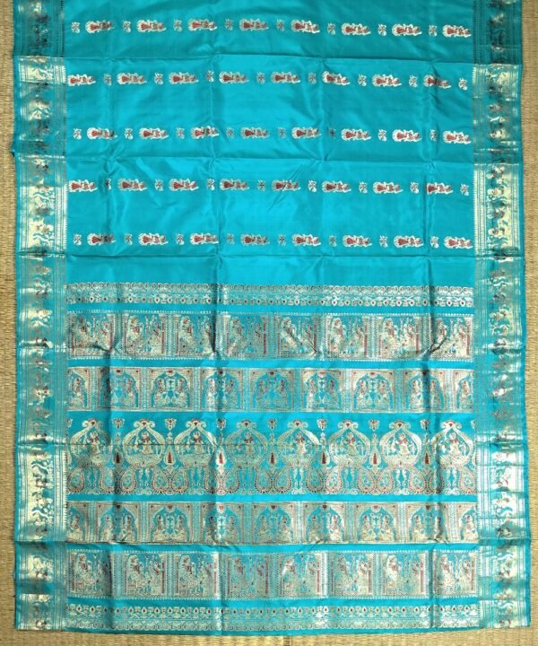 BALUCHARI HANDLOOM SILK SAREE - Image 2