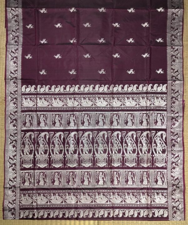 BALUCHARI HANDLOOM SILK SAREE - Image 2