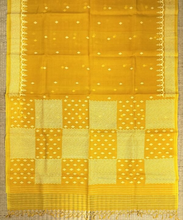 JAMDANI HANDLOOM SILK SAREE - Image 2