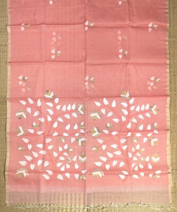 JAMDANI HANDLOOM SILK SAREE - Image 2