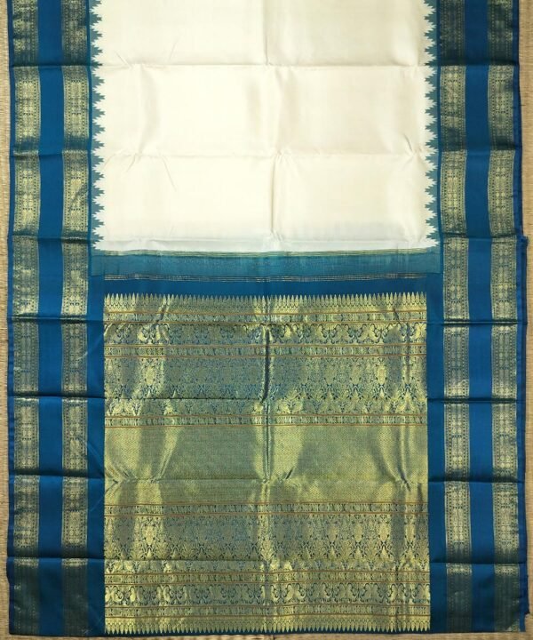 KORVAI KANJEEVARAM HANDLOOM SILK SAREE - Image 2