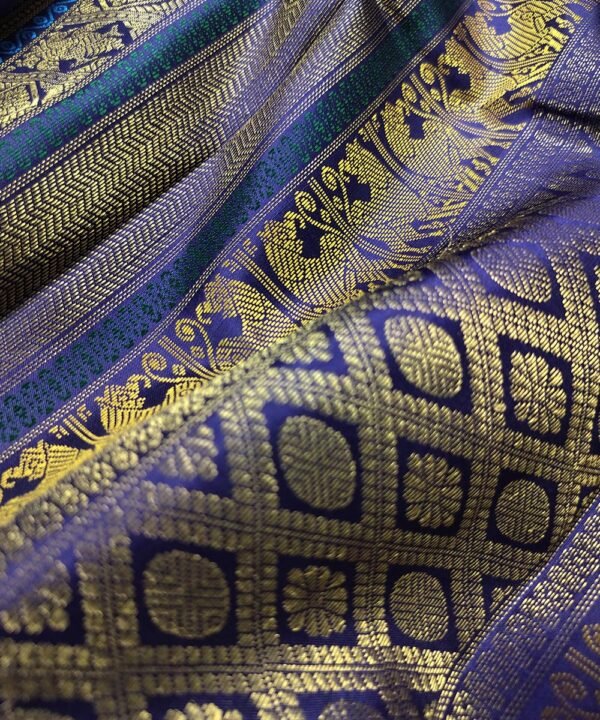 KORVAI KANJEEVARAM HANDLOOM SILK SAREE - Image 3