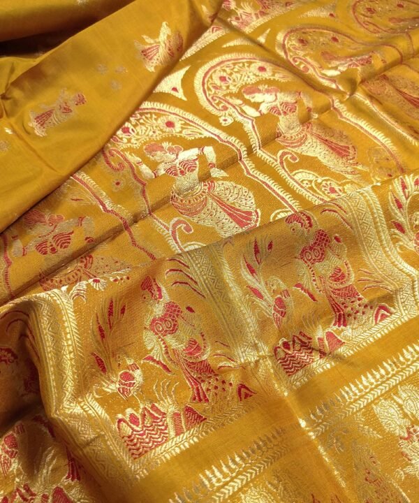 BALUCHARI HANDLOOM SILK SAREE - Image 3