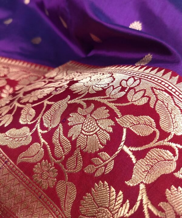 BANARASI KADWA HANDLOOM SILK SAREE - Image 3