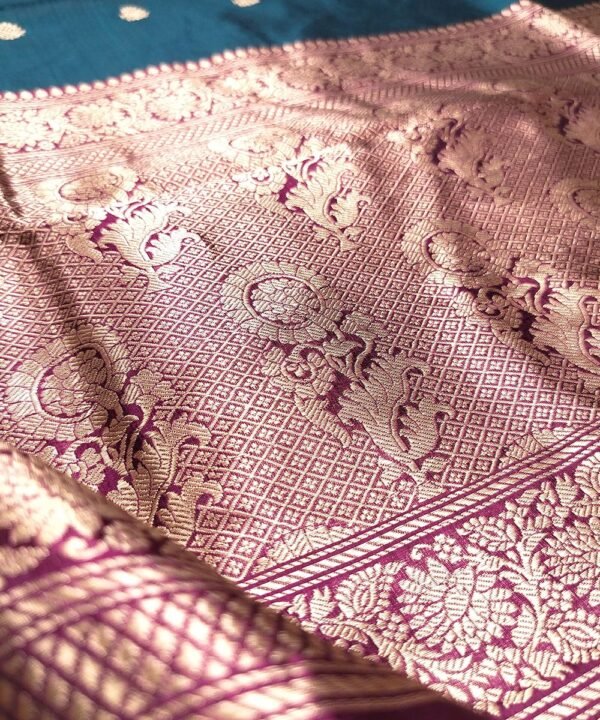 BANARASI KADWA HANDLOOM SILK SAREE - Image 3