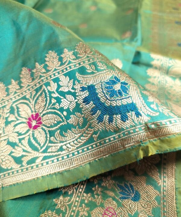 BANARASI KADWA HANDLOOM SILK SAREE - Image 3