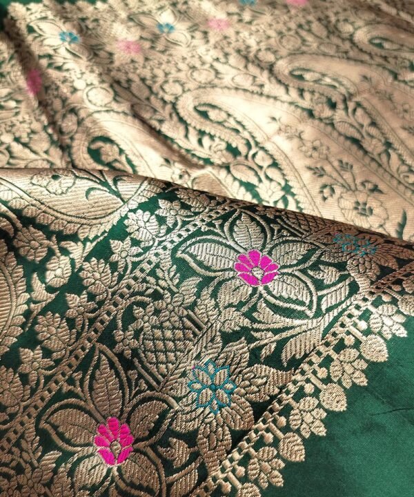 BANARASI KADWA HANDLOOM SILK SAREE - Image 3