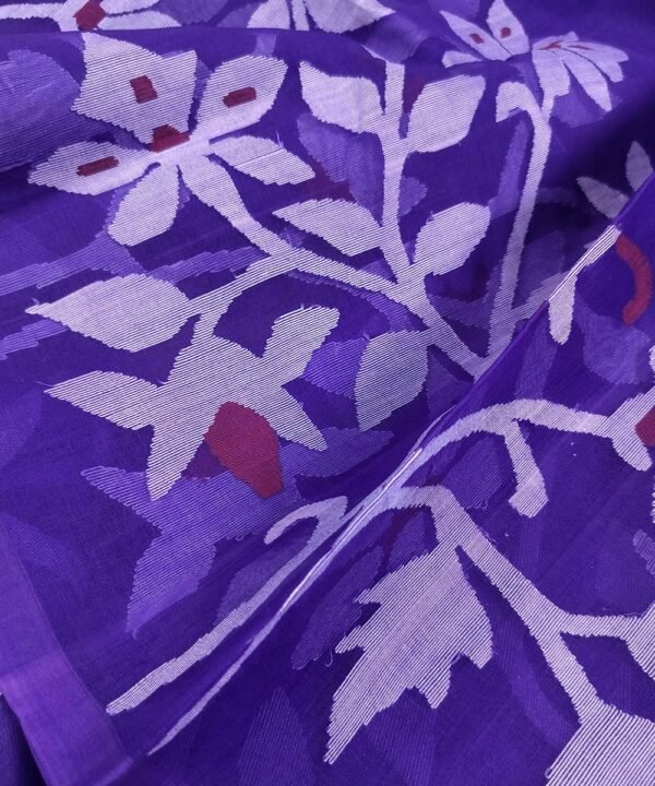 JAMDANI HANDLOOM SILK SAREE - Image 3