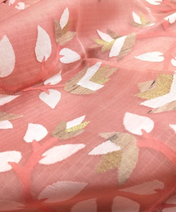 JAMDANI HANDLOOM SILK SAREE - Image 3