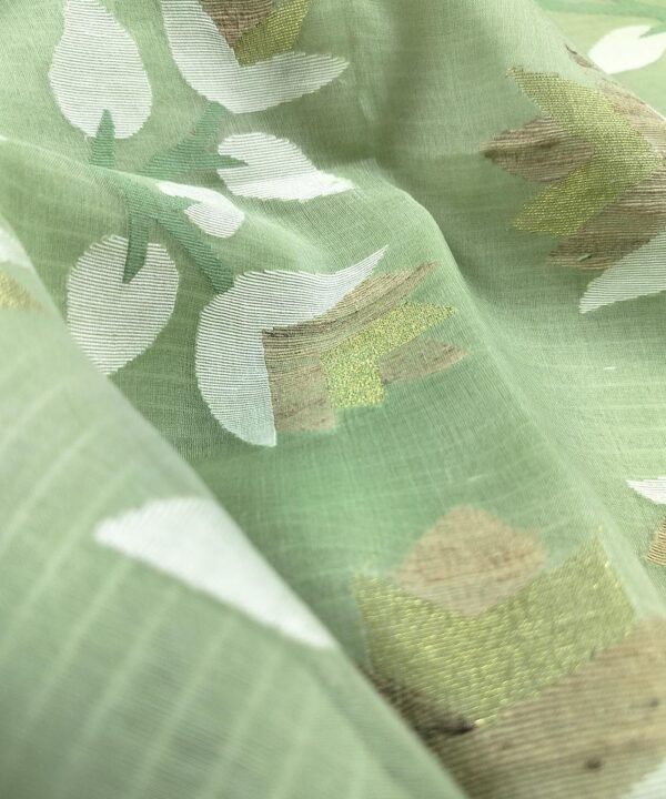 JAMDANI HANDLOOM SILK SAREE - Image 3