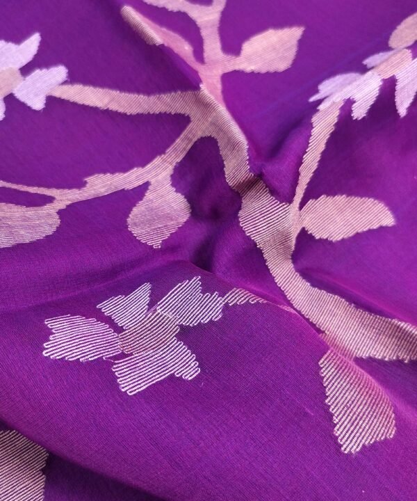 JAMDANI HANDLOOM SILK SAREE - Image 3