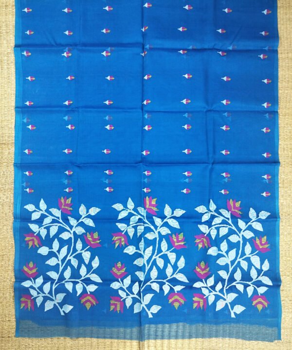 JAMDANI HANDLOOM SILK SAREE - Image 2