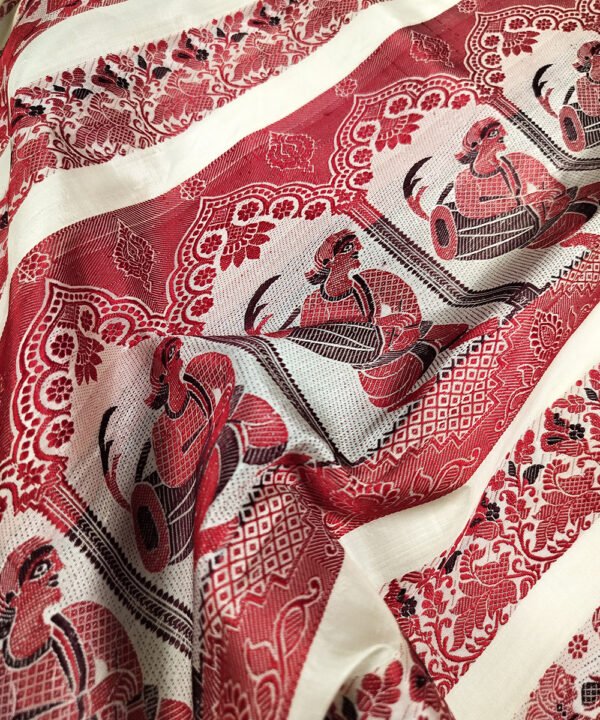 GARAD HANDLOOM SILK SAREE - Image 3