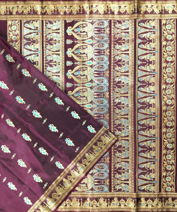 BALUCHARI HANDLOOM SILK SAREE