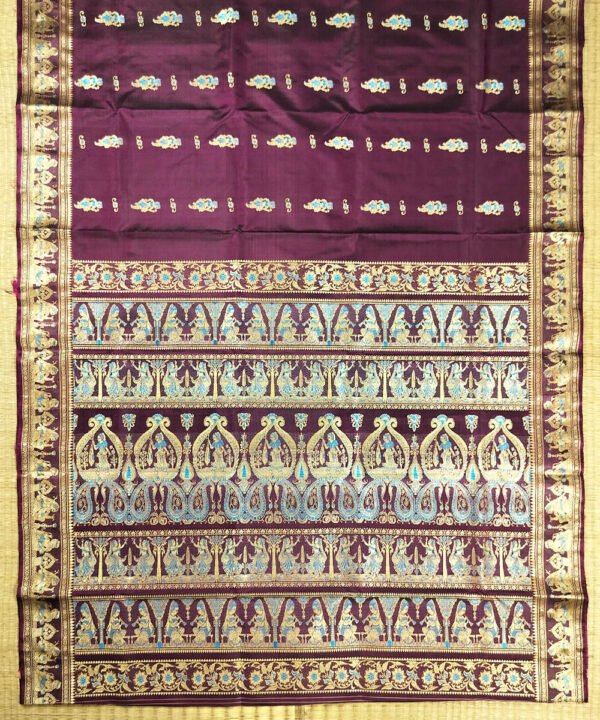 BALUCHARI HANDLOOM SILK SAREE - Image 2