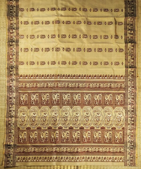BALUCHARI HANDLOOM SILK SAREE - Image 2