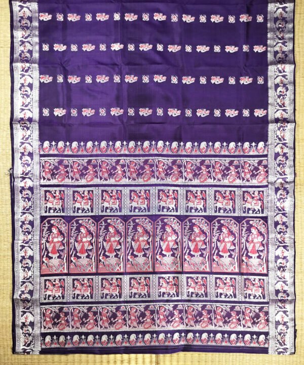 BALUCHARI HANDLOOM SILK SAREE - Image 2