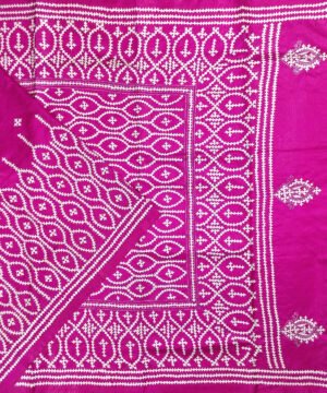 KATHIWAD EMBROIDERED KATAN SILK SAREE