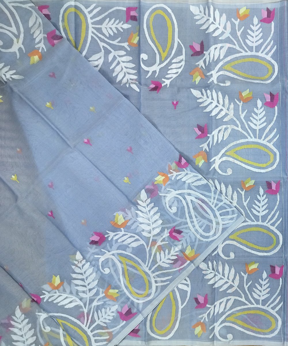 JAMDANI HANDLOOM SILK SAREE