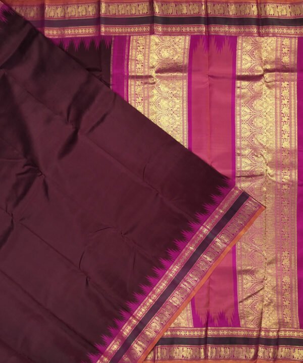 KORVAI KANJEEVARAM HANDLOOM SILK SAREE