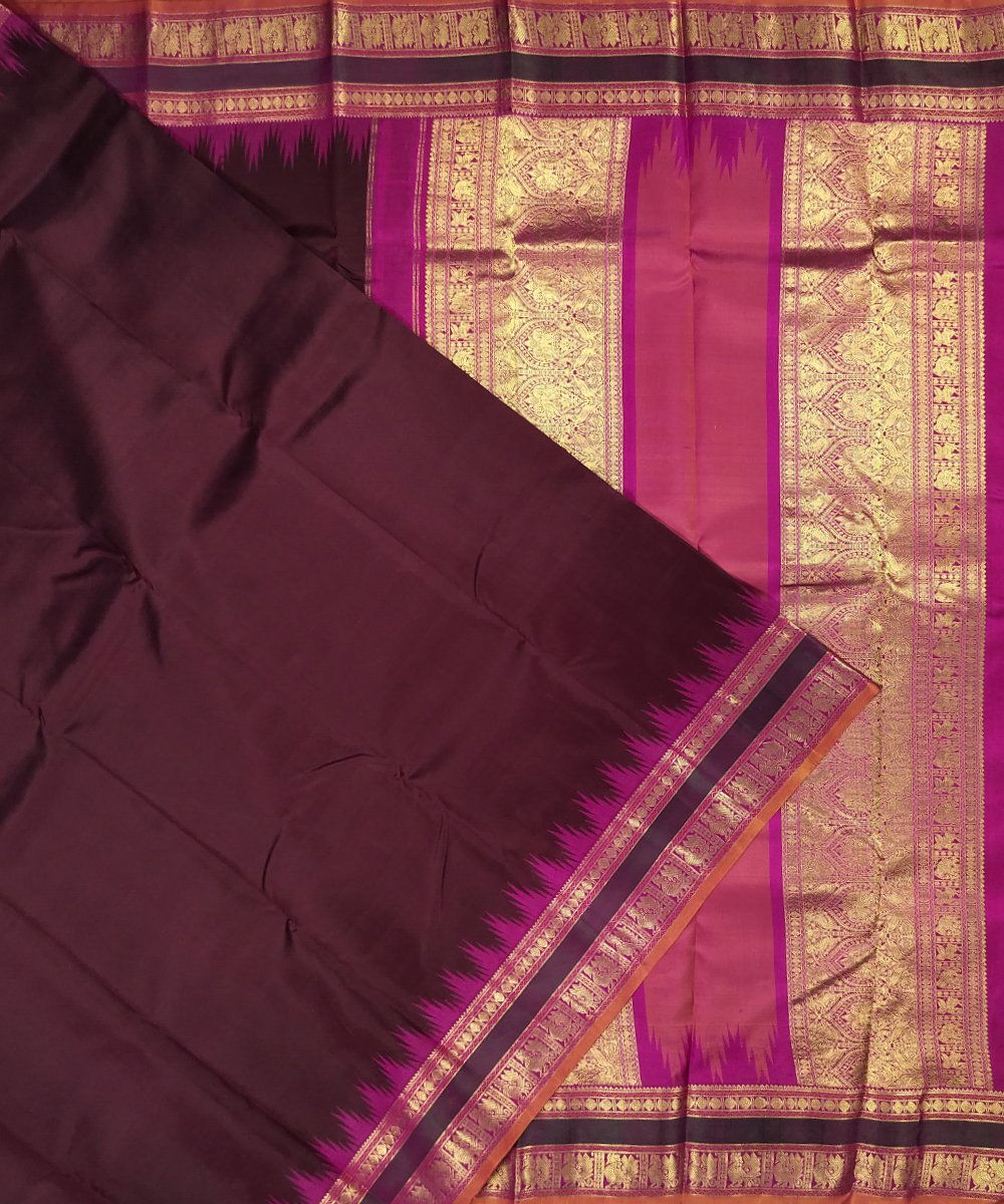 KORVAI KANJEEVARAM HANDLOOM SILK SAREE