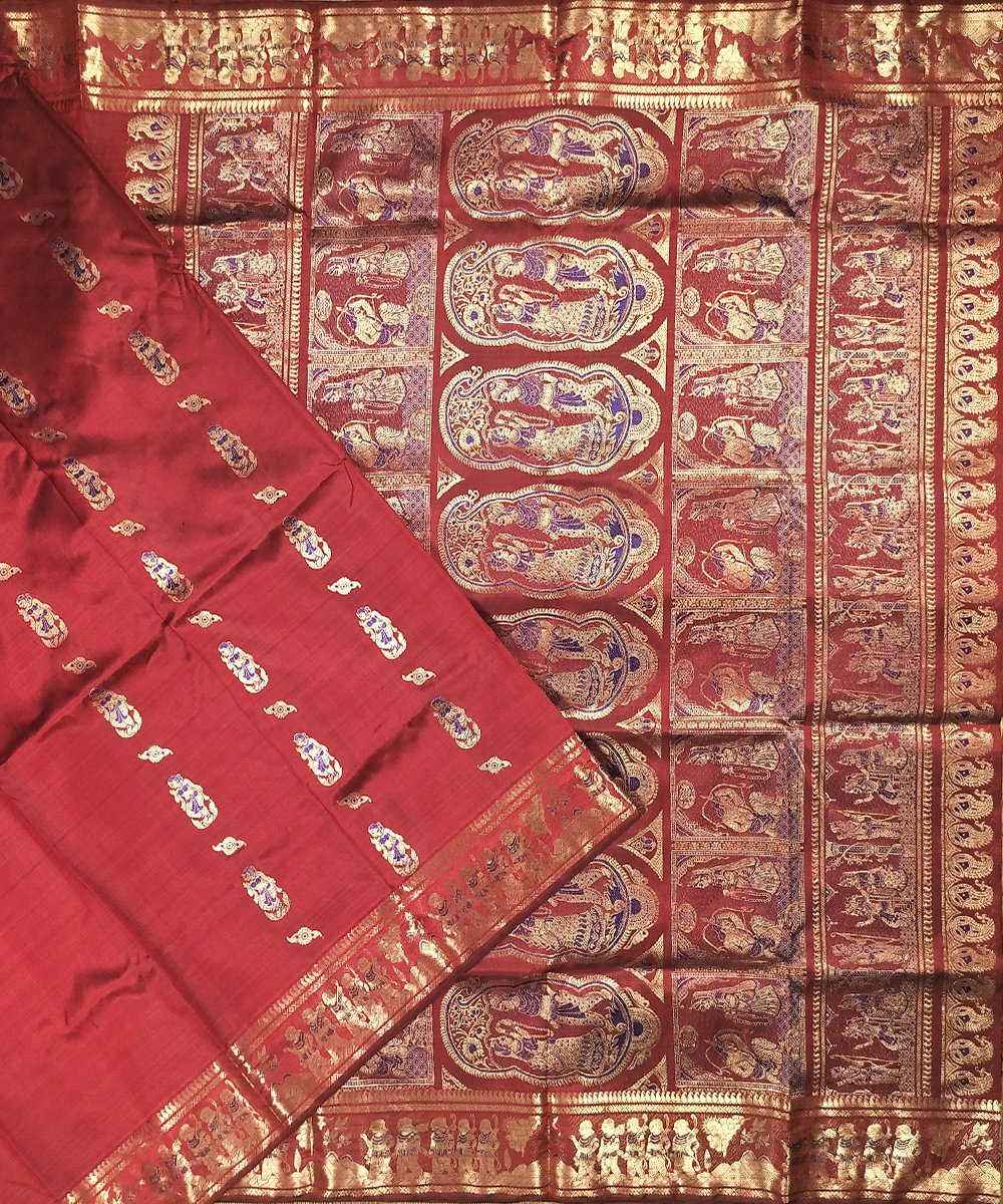 BALUCHARI HANDLOOM SILK SAREE