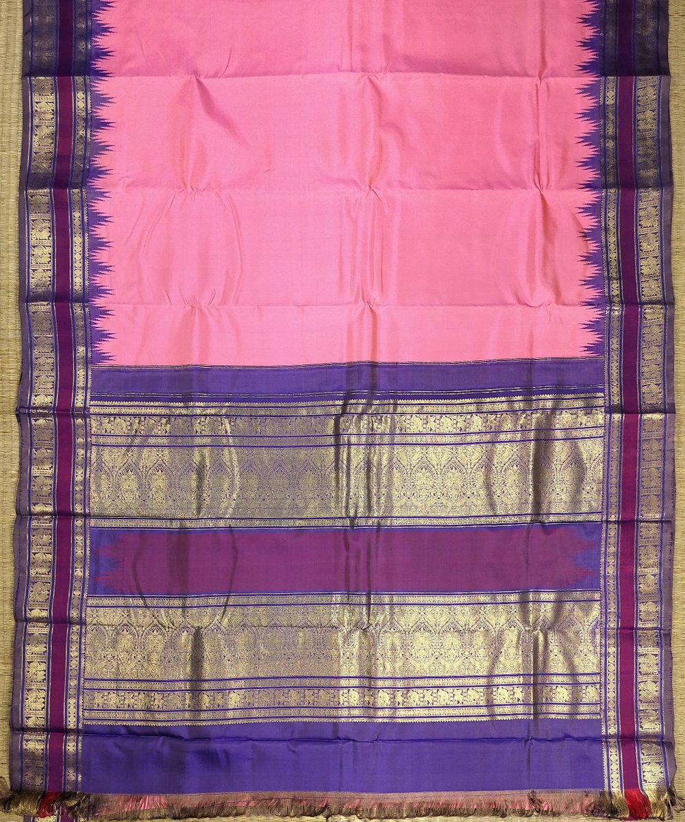 KORVAI KANJEEVARAM HANDLOOM SILK SAREE - Image 2