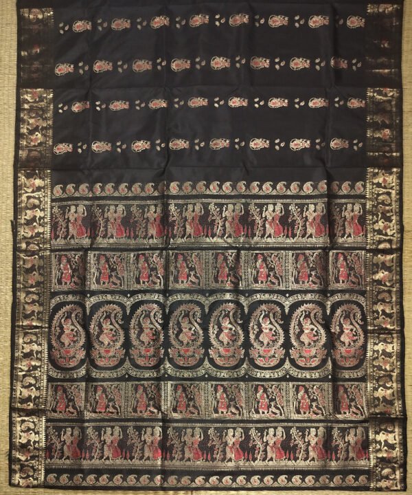 BALUCHARI HANDLOOM SILK SAREE - Image 2