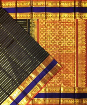 KORVAI VALDERI KANJEEVARAM HANDLOOM SILK SAREE