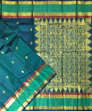 KORVAI VANASINGHARAM KANJEEVARAM HANDLOOM SILK SAREE