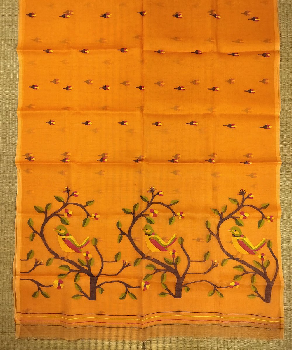 JAMDANI HANDLOOM SILK SAREE - Image 2