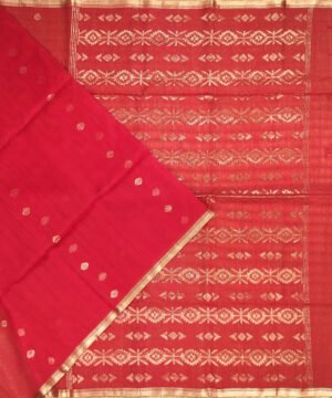NATURAL DYED DHAKAI JAMDANI HANDLOOM SILK SAREE