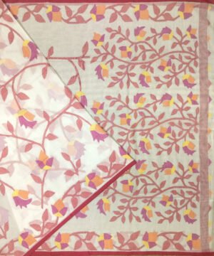 200 COUNT MUSLIN JAMDANI HANDLOOM SAREE