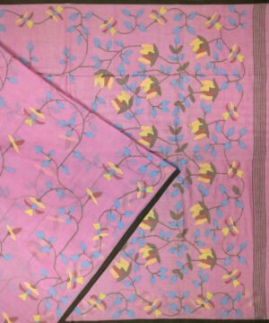 200 COUNT MUSLIN JAMDANI HANDLOOM SAREE