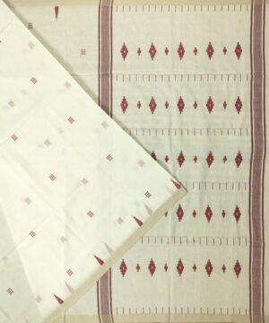 120 COUNT MUSLIN DHAKAI JAMDANI HANDLOOM SAREE