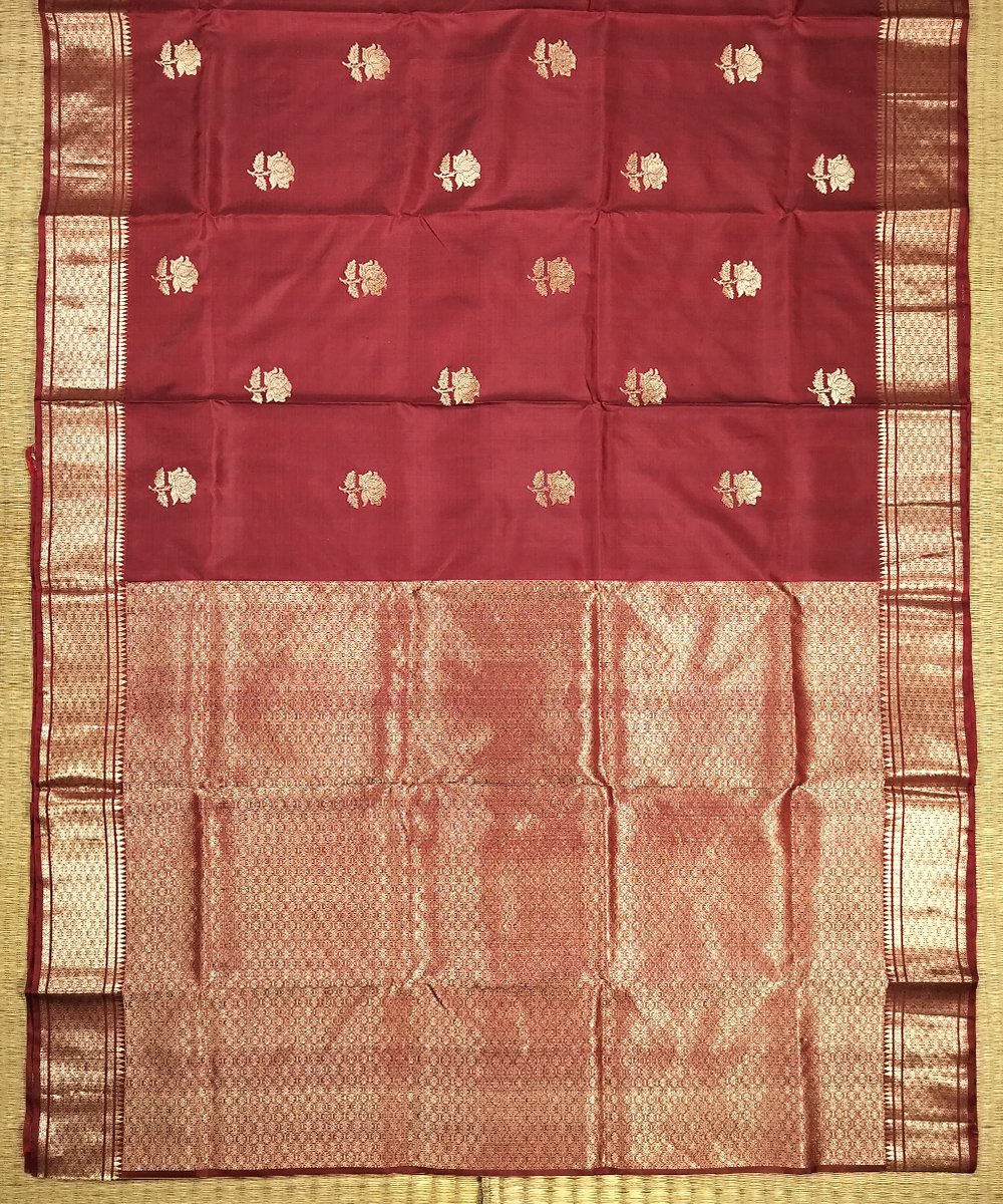 BALUCHARI HANDLOOM SILK SAREE - Image 2