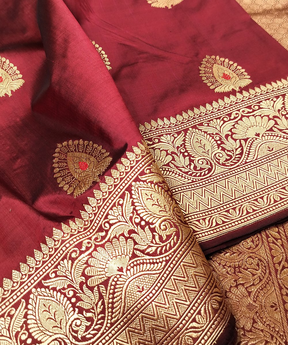 BANARASI KADWA HANDLOOM SILK SAREE - Image 3