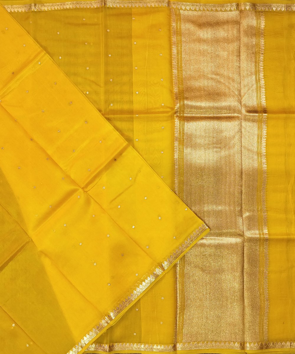 BANARASI HANDLOOM KORA SILK SAREE