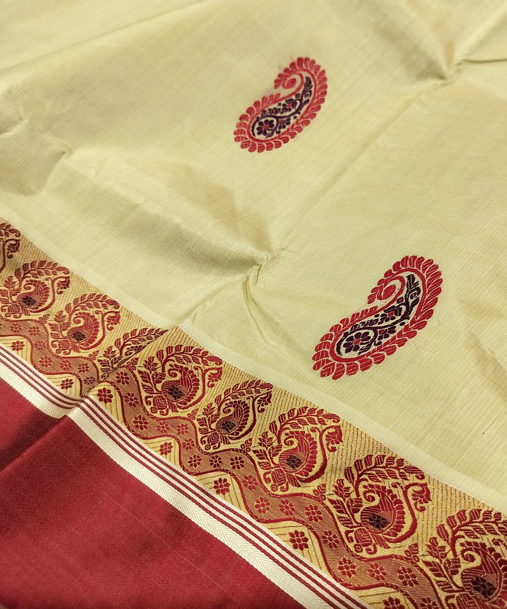 GARAD HANDLOOM SILK SAREE - Image 3