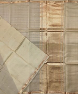 BANARASI HANDLOOM KORA SILK SAREE