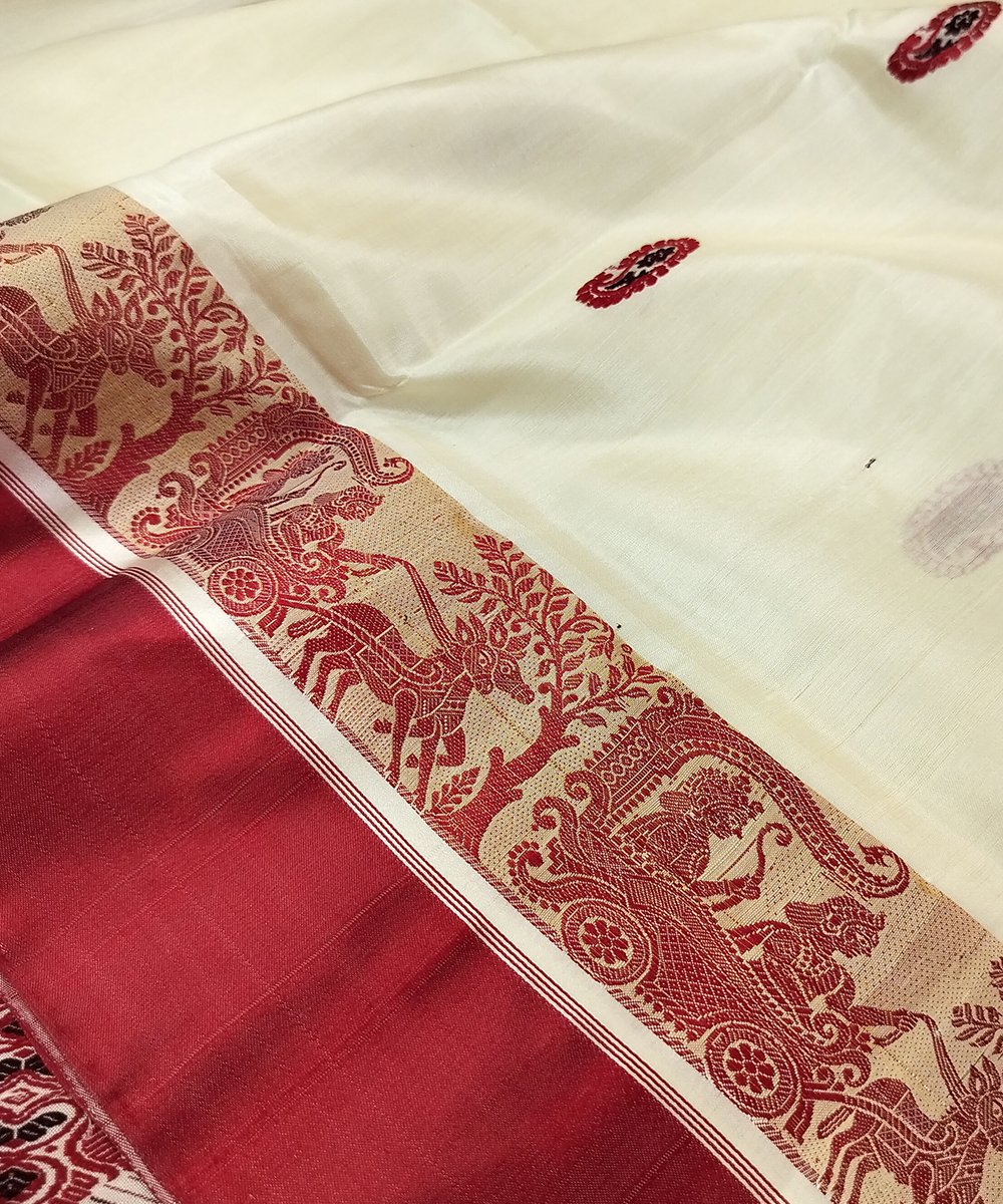 GARAD HANDLOOM SILK SAREE - Image 3