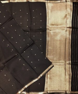 BANARASI HANDLOOM KORA SILK SAREE